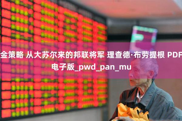 金策略 从大苏尔来的邦联将军 理查德·布劳提根 PDF电子版_pwd_pan_mu